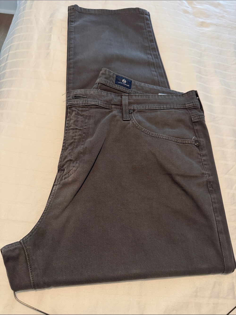 Ag Adriano Goldschmied Men's Slate Gray Chinos